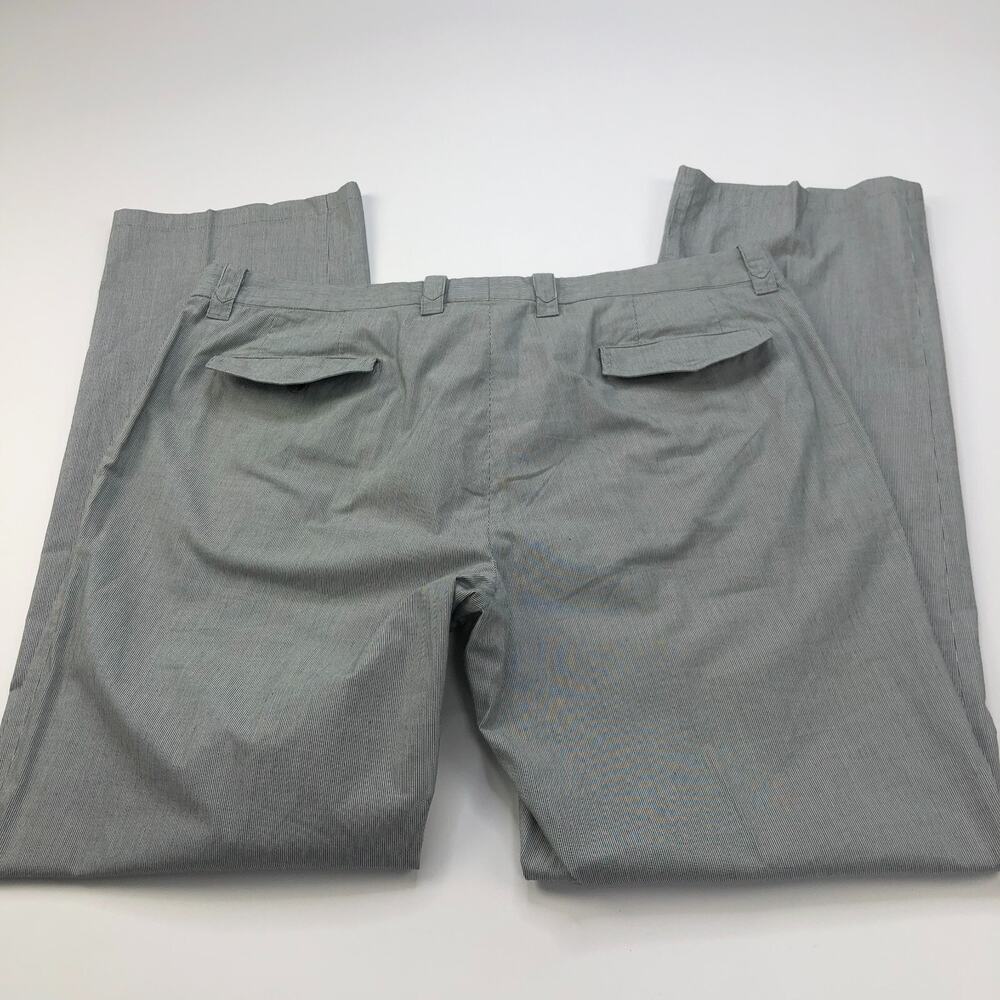 John Varvatos EUR 54 (Fits 38W 32.5L) Cotton Flat Front Chino Slack Pants Gray